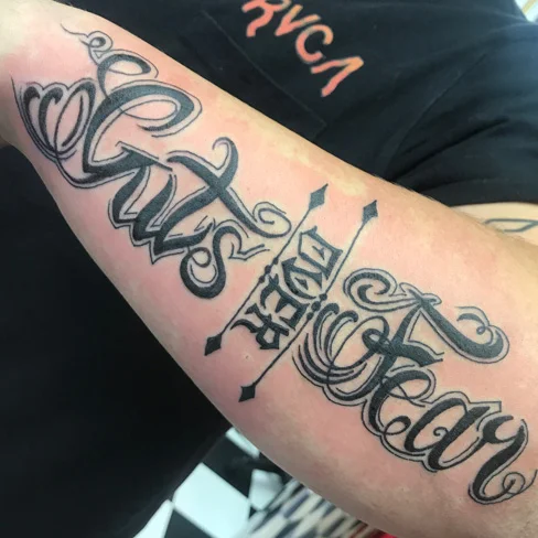 Bold Gothic Forearm